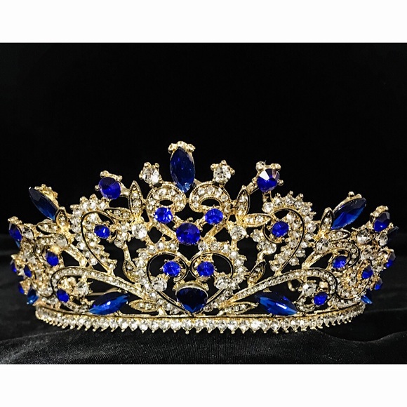 Accessories - Royal Blue and Gold Tiara 👸